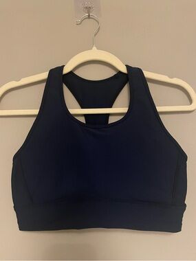 Women's Medium Racerback Sports Bra - Navy - DSG